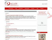 Tablet Screenshot of fundacjaagape.pl